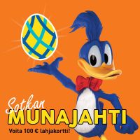 Osallistu Munajahtiin etsim&auml;ll&auml; 2.&ndash;5.4. p&auml;ivitt&auml;in vaihtuva tuotesivu, jonne p&auml;&auml;si&auml;ismuna on piilotettu!