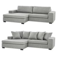 Ylemm&auml;ss&auml; sohvassa on kappamalliset selk&auml;tyynyt, alemman sohvan selk&auml;tyynyj&auml; taas kutsutaan heittotyynyiksi.