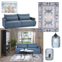 Siniset yksityiskohdat n&auml;ytt&auml;v&auml;t raikkailta sisustuksessa
&nbsp;
&nbsp;