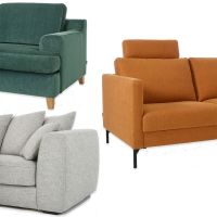 Verhoilumateriaali ja v&auml;ri vaikuttavat merkitt&auml;v&auml;sti sohvan ulkon&auml;k&ouml;&ouml;n.&nbsp;