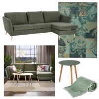 Vihre&auml; olohuone tuo mieleen suomalaisille t&auml;rke&auml;n mets&auml;n.