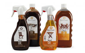 Puutarhakalusteiden puhdistus- ja hoitoaineet