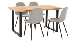 MORELIA-ruokapöytä 4:llä AIR-tuolilla