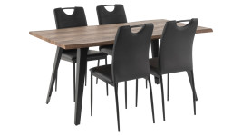 NAPOLI-ruokailuryhmä DIANA tuoleilla