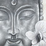 BUDDHA-sisustustaulu (harmaa)